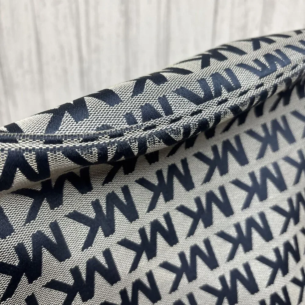 Womens Michael Kors Signature Navy Small Tote
